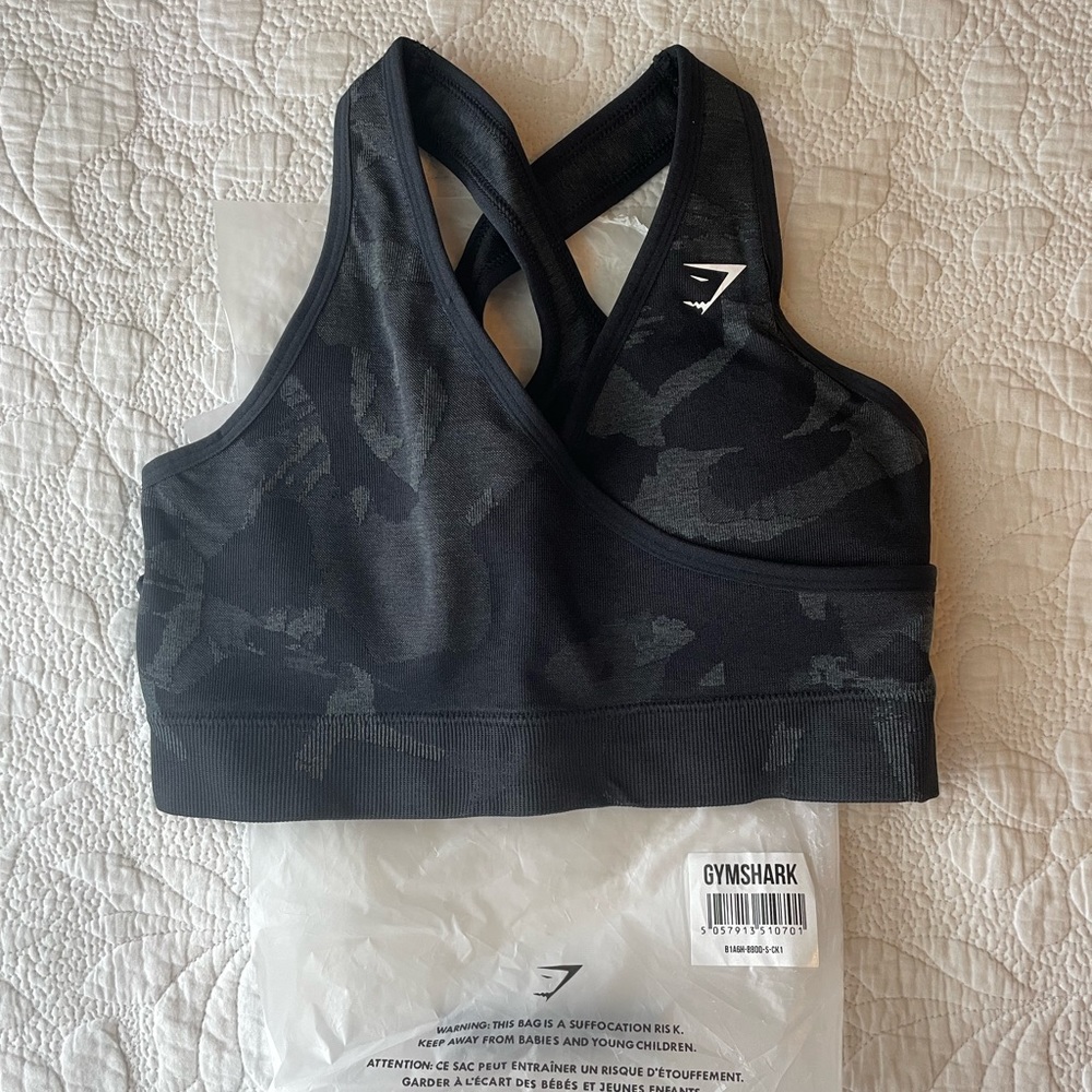 BRAND NEW Small Gymshark Adapt Camo Seamless Sports Bra